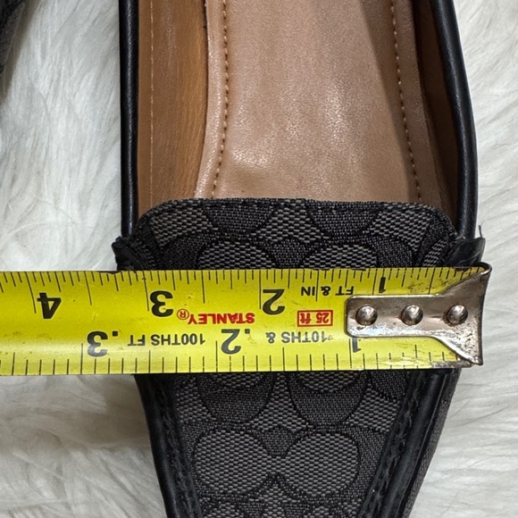 Coach Women's Gray Patterned Moccasins - Picture 5 of 7